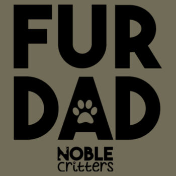 FUR DAD - PREMIUM UNISEX S/S TEE - MILITARY GREEN Design
