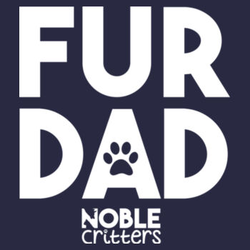 FUR DAD - PREMIUM UNISEX S/S TEE - MIDNIGHT NAVY Design