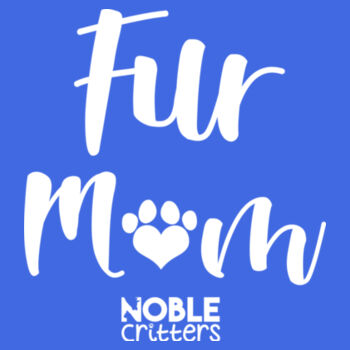 FUR MOM - PREMIUM WOMEN'S FITTED RACERBACK TANK TOP - ROYAL Design