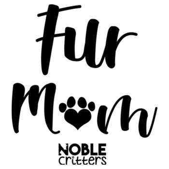 FUR MOM - PREMIUM WOMEN'S FITTED S/S V-NECK TEE - WHITE Design