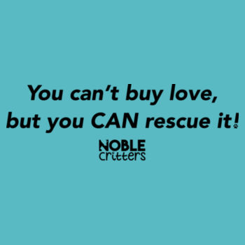 RESCUE LOVE - PREMIUM UNISEX S/S TEE - TAHITI BLUE Design