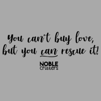 RESCUE LOVE - PREMIUM WOMEN'S FITTED S/S TEE - WHITE Design
