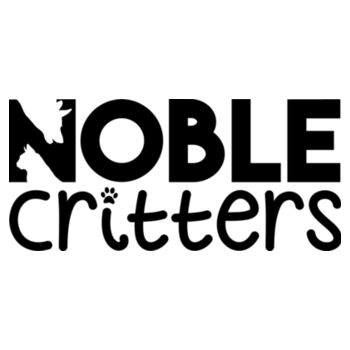 NOBLE CRITTERS LOGO - PREMIUM WOMEN'S FITTED S/S TEE - WHITE Design