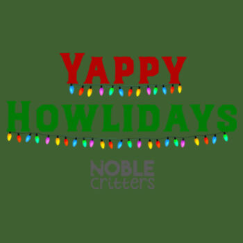 YAPPY HOWLIDAYS - PREMIUM UNISEX PULLOVER HOODIE - ALPINE GREEN Design