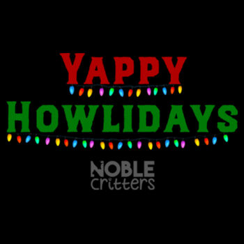 YAPPY HOWLIDAYS - PREMIUM UNISEX S/S TEE - BLACK Design