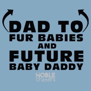 FUTURE BABY DADDY - PREMIUM UNISEX S/S TEE - LIGHT BLUE Design