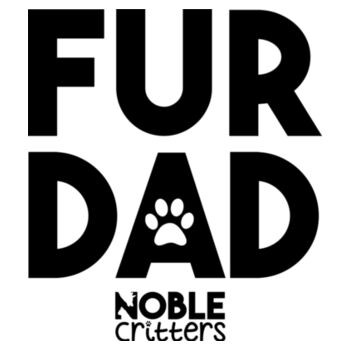 FUR DAD - PREMIUM UNISEX CREW NECK SWEATSHIRT - WHITE Design