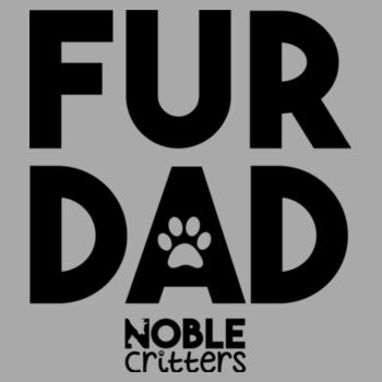 FUR DAD - PREMIUM UNISEX PULLOVER HOODIE - LIGHT GRAY HEATHER Design
