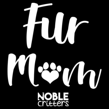 FUR MOM - PREMIUM UNISEX PULLOVER HOODIE - BLACK Design