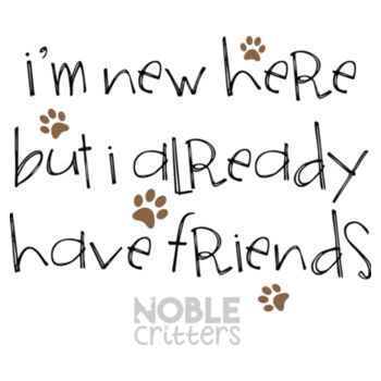I ALREADY HAVE FRIENDS - BABY PREMIUM ONESIE - WHITE Design