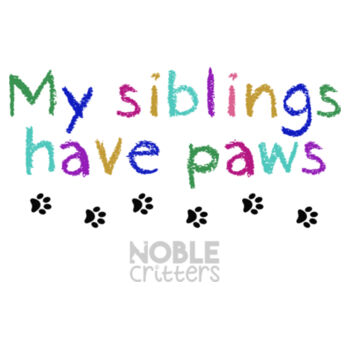 MY SIBLINGS HAVE PETS - TODDLER PREMIUM T-SHIRT - WHITE Design