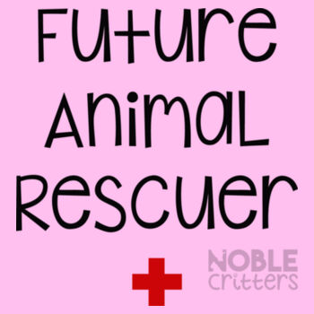 FUTURE ANIMAL RESCUER - TODDLER PREMIUM T-SHIRT - LIGHT PINK Design