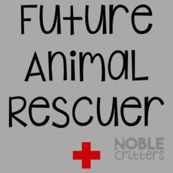FUTURE ANIMAL RESCUER - TODDLER PREMIUM T-SHIRT - LIGHT GRAY HEATHER Design