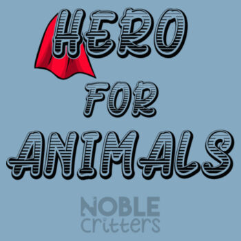 HERO FOR ANIMALS - TODDLER PREMIUM T-SHIRT - LIGHT BLUE Design