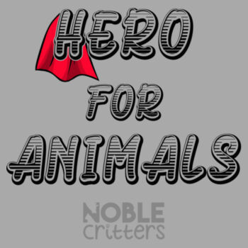 HERO FOR ANIMALS - TODDLER PREMIUM T-SHIRT - LIGHT GRAY HEATHER Design