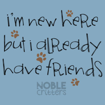 I ALREADY HAVE FRIENDS - TODDLER PREMIUM T-SHIRT - LIGHT BLUE Design