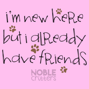 I ALREADY HAVE FRIENDS - TODDLER PREMIUM T-SHIRT - LIGHT PINK Design