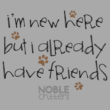 I ALREADY HAVE FRIENDS - TODDLER PREMIUM T-SHIRT - LIGHT GRAY HEATHER Design