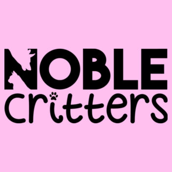 NOBLE CRITTERS LOGO - TODDLER PREMIUM T-SHIRT - LIGHT PINK Design