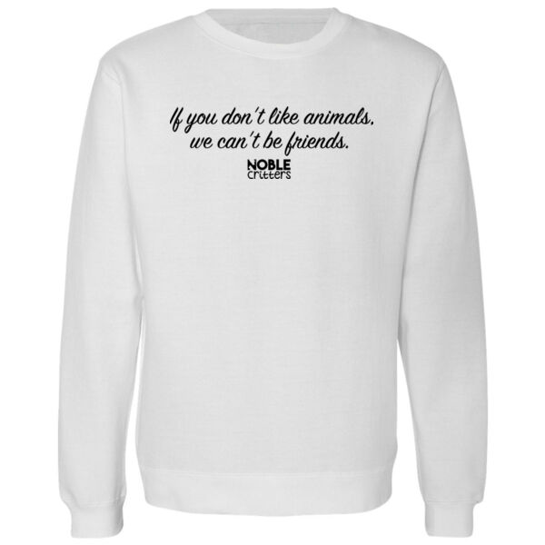 WE CAN'T BE FRIENDS - PREMIUM UNISEX CREW NECK SWEATSHIRT - WHITE Thumbnail