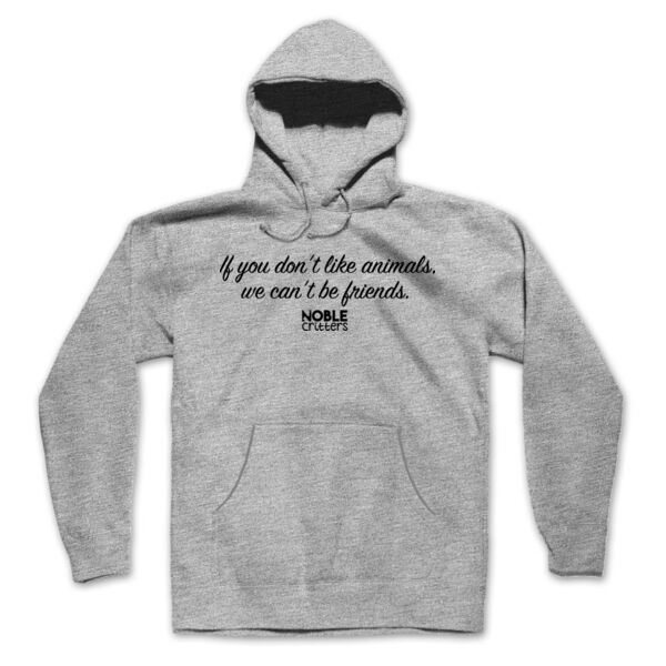 WE CAN'T BE FRIENDS - PREMIUM UNISEX PULLOVER HOODIE - LIGHT GRAY HEATHER Thumbnail