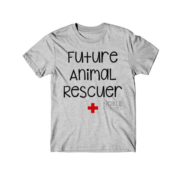 FUTURE ANIMAL RESCUER - TODDLER PREMIUM T-SHIRT - LIGHT GRAY HEATHER Thumbnail