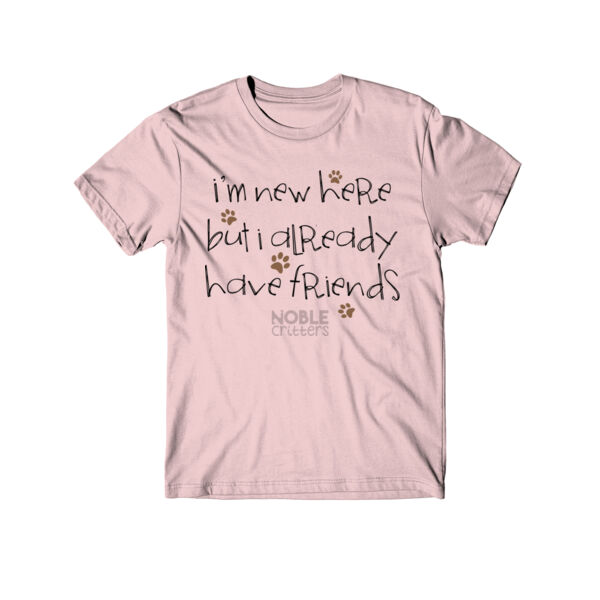 I ALREADY HAVE FRIENDS - TODDLER PREMIUM T-SHIRT - LIGHT PINK Thumbnail