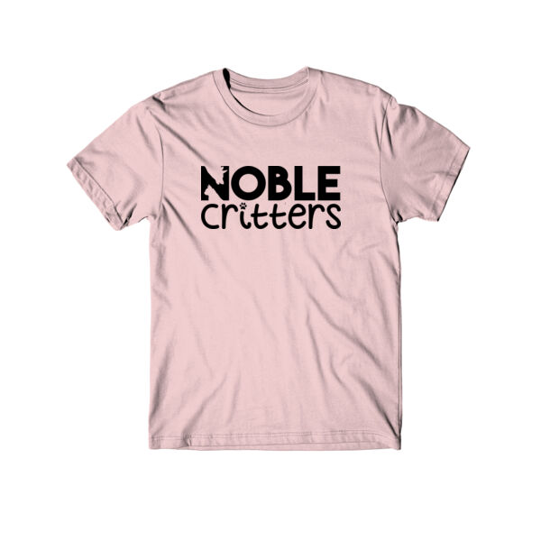 NOBLE CRITTERS LOGO - TODDLER PREMIUM T-SHIRT - LIGHT PINK Thumbnail