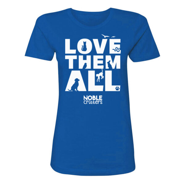 LOVE THEM ALL - PREMIUM WOMEN'S FITTED T-SHIRT - $W7KQEX$ Thumbnail